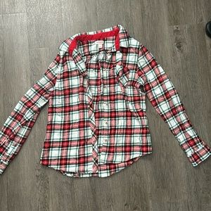 Children’s long sleeve flannel.